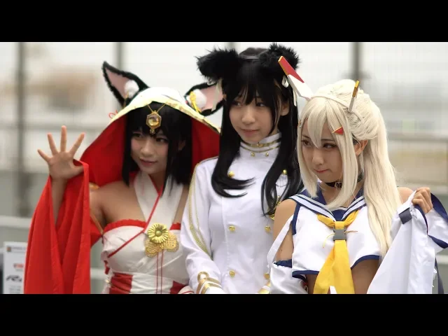 『アズールレーン(アズレン)』長門(ながと)️愛宕(あたご)️綾波(あやなみ)【tms2019第46回東京モーターショー2019the 46th tokyo motor show 2019】